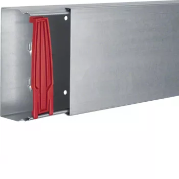 Goulotte de câblage en acier galvanisé Hager LFS601500VERZ 60x150 mm, longueur 2 m