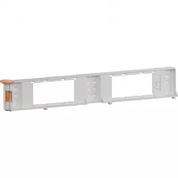 Support d'appareil Hager BKGGT60 pour goulotte BKG/BKB, 45 mm, hauteur 60 mm, acier galvanisé