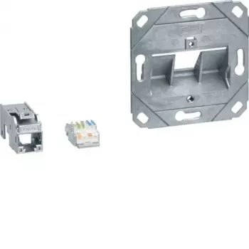 Hager GMKSRJ45C6A1 module keystone RJ45 blindé Cat.6A