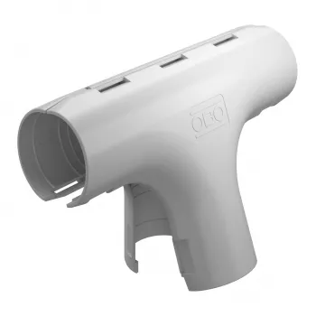 Connecteur en T Quick-Pipe OBO Bettermann 3000 TMS M32 gris clair (2153845)