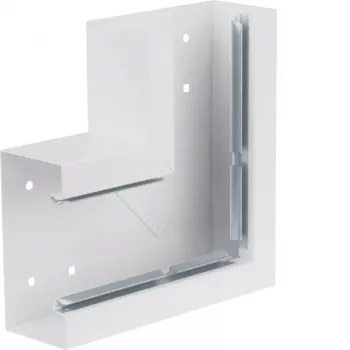 Hager BRS6513059016 équerre plate largeur 130mm hauteur 65mm blanc