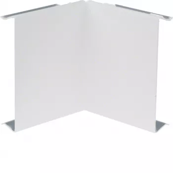 HAGER BRS0802I9016 cache d'angle intérieur, tôle d'acier, blanc signalisation RAL 9016, pour goulotte BR 80x20 mm