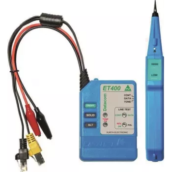 Kurth IT EasyTest et Probe ensemble de testeur de câble réseau (bleu) 0.49563