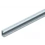 Rail de montage profilé en C OBO Bettermann série MS 40x22 mm, acier pré-galvanisé, longueur 4920 mm, fendu 6007244