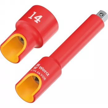 Wera 8790 A douille isolée VDE 1/4 pouce entraînement 8 mm 05005929001