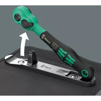 Wera 8100 SA 13 tête de cliquet Zyklop Speed 1/4 pouce entraînement, 152 mm, chrome-vanadium 05004022001