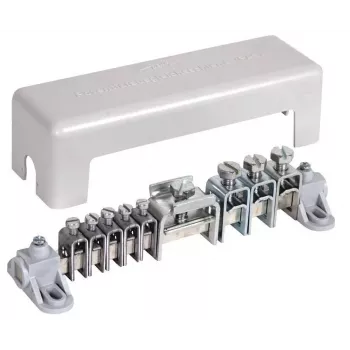 Barre de liaison équipotentielle DEHN 563020 - 5x2,5-25 mm², 3x16-95 mm², 100 kA