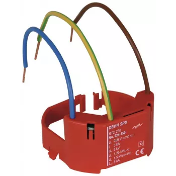 Parafoudre DEHN STC 230 type 3, 230 V, raccordement à bornes, rouge 924350