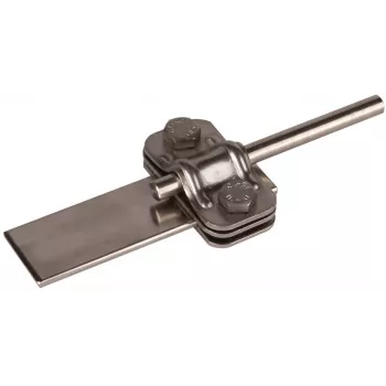 Barre de serrage de sectionnement DEHN UNI 459139 acier inoxydable pour rond 8-10 mm / plat 30 mm