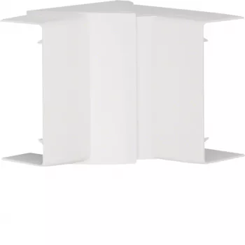 Angle intérieur réglable HAGER LFF4009049016 blanc PVC pour goulotte LF/LFF 40x90mm