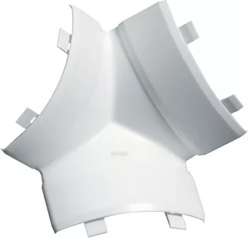 Pièce en T HAGER EK4004089016 blanc trafic pour goulotte 40x40 mm