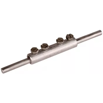 Manchon de raccordement en aluminium DEHN pour fil rond de 8 mm 385213