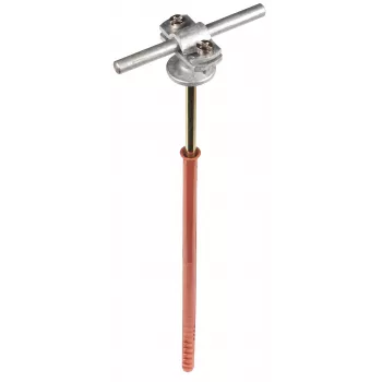 Support de conducteur DEHN 273742 pour câbles ronds 7-10 mm, acier galvanisé à chaud