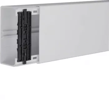 Goulotte de câbles PVC Hager FB6013007035 60x130mm gris clair 2m