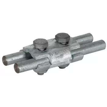 Connecteur parallèle DEHN + SÖHNE 305000, acier galvanisé à chaud, conducteurs ronds 4-10 mm