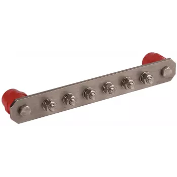 Barre de liaison équipotentielle DEHN 472209 M10 V2A 295x40 mm sans couvercle