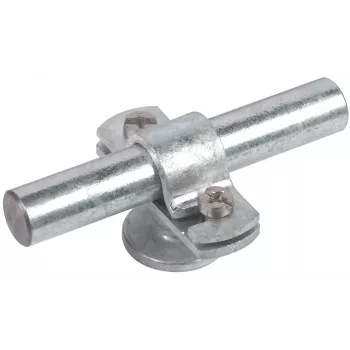 Support de tige DEHN 275116 avec plaque d'appui et manchon de recouvrement pour fil rond Ø16 mm