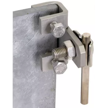 DEHNclip pince de liaison équipotentielle 372219 horizontale acier inoxydable pour conducteurs ronds 8-10 mm et plats 30x3,5 mm