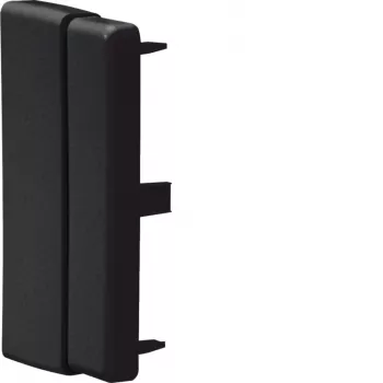 HAGER LFF6011069011 embout réglable pour goulotte de câbles 60x110 mm, noir graphite