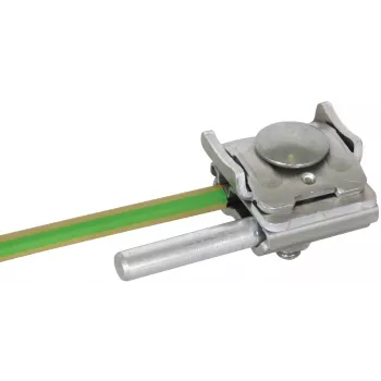 DEHN 365250 pince de toiture à joint debout sans perçage pour joints de 0,7-8 mm, aluminium/acier inoxydable