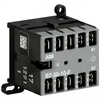 ABB B7-30-10-F-01 Mini-contacteur, 3 pôles, 1 NO, bobine 24-60 V AC/DC, 9 A AC-3 GJL1311003R0101