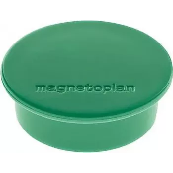 Magnetoplan Discofix aimant rond vert ferrite plein noyau 2,2 kg pack de 10 1662005