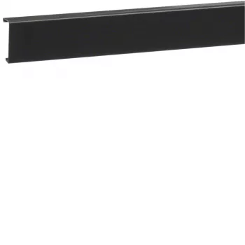 Hager SL2005529011 goulotte de câbles pour plinthe OT PVC SL 20x55 noir graphite 2 m