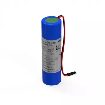 ANSMANN batterie spéciale 18650 avec câble Li-Ion 3,6 V 2550 mAh 1S1P bleue