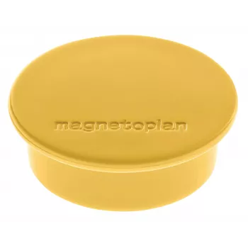 Magnetoplan Discofix aimant rond jaune, noyau de ferrite massif, force de maintien 2,2 kg 1662002
