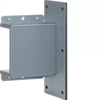 Pièce de raccordement mural Hager 60x100 mm galvanisé FWKP60100WVERZ - protection incendie