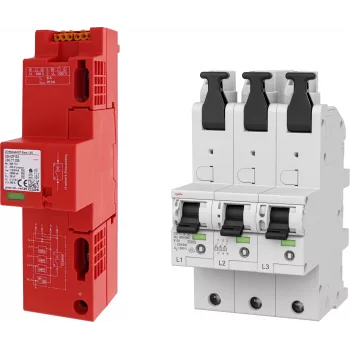 DEHN SET 3 DSH ZP B2 LSG TT + 1x DSHU 909657 ensemble de parafoudres et parasurtenseurs