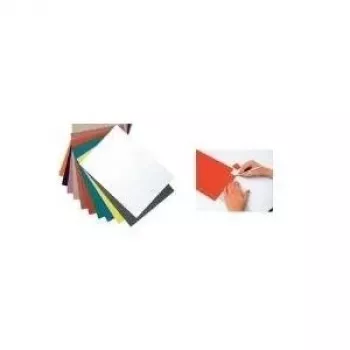 Feuille de papier magnétique magnetoplan DIN A4, gris, pour découper des symboles magnétiques 1266001
