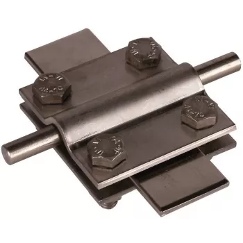 Connecteur en croix DEHN 318209 acier inoxydable V4A sans plaque intermédiaire