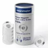 Aimants design MAGNETOPLAN HOLTZ, 25 mm, lot de 6 aimants néodyme avec poignée en acrylique transparent, polis (1680025)