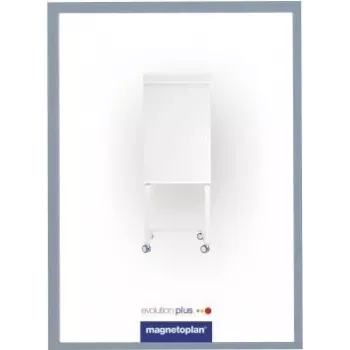 Cadre magnétique magnetoplan magnetofix A4, argent 1130332