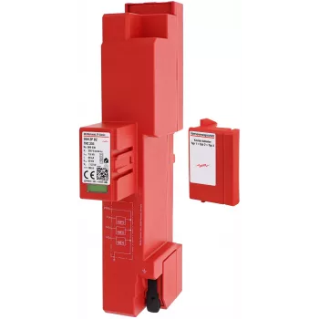 Parafoudre combiné parafoudre de courant de foudre et de surtension DEHN DSH ZP B2 TNC 255 type 1+2 DEHNshield ZP 909330
