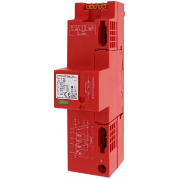 Parafoudre combiné DEHN DSH ZP B2 LSG TT 255 type 1+2 4 pôles 255 V 909731