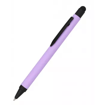 Stylo bille en aluminium avec stylet ONLINE SCHREIBGERÄTE, violet, encre bleue (32120/3D)