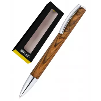ONLINE Schreibgeräte Vision Nature noyer stylo-bille – encre noire 36123