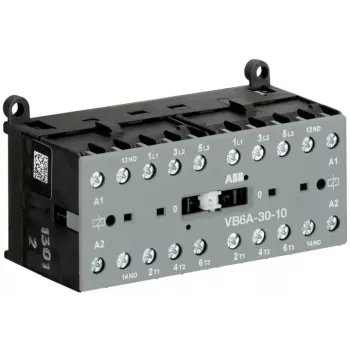 ABB contacteur inverseur VB6A-30-10 220-240VAC tripolaire 1NO 9A 4kW GJL1211911R8100