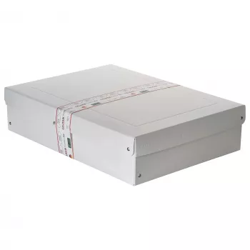 Boîte de rangement pour documents PURE 1250 feuilles blanche 32,0 x 44,0 x 10,0 cm FALKEN 22002168000F