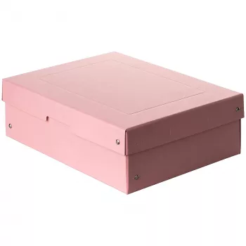 FALKEN PURE Boîte de rangement 1250 feuilles rose pastel 24,0 x 32,0 x 10,0 cm 22001888000F