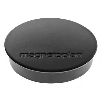 MAGNETOPLAN HOLTZ Discofix Aimant rond Standard noir, noyau ferrite, force de maintien 0,7 kg, 30 mm, lot de 10 1664212