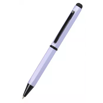 ONLINE Schreibgeräte Hexagon stylet stylo bille violet avec encre bleue et stylet intégré 21033/3D