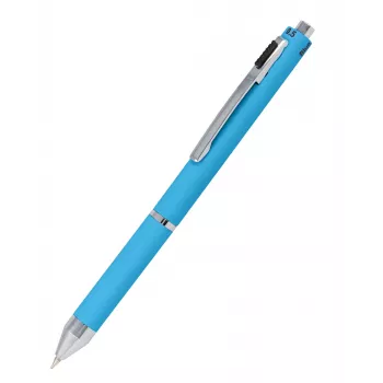 Stylo bille 4 couleurs Multipen bleu (encre rouge, bleue, noire, grise), 1 pièce ONLINE SCHREIBGERÄTE 32072/3D