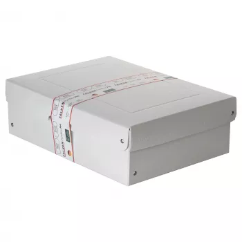 FALKEN PURE Boîte de rangement 1250 feuilles blanche 24,0 x 32,0 x 10,0 cm, 1 pièce 22002184000F