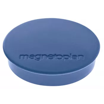 MAGNETOPLAN HOLTZ Discofix Aimant rond Standard, bleu foncé, ferrite plein cœur, force de maintien 0,7 kg, 10 pièces (1664214)