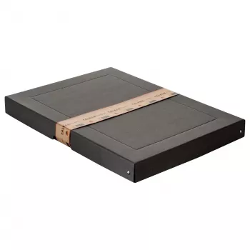 Boîte de rangement de documents FALKEN PURE 500 feuilles noire 32,0 x 44,0 x 4,0 cm 22001680000F