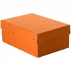 Boîte de rangement FALKEN PURE 1250 feuilles orange pastel 18,0 x 25,0 x 10,0 cm, 1 pièce (22001848000F)