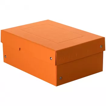 Boîte de rangement FALKEN PURE 1250 feuilles orange pastel 18,0 x 25,0 x 10,0 cm, 1 pièce (22001848000F)